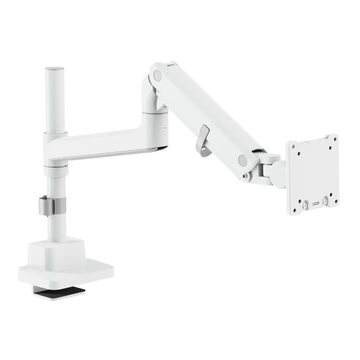 SINGLE MONITOR MOUNT 57 27 KG VESA: 75X75 100X100 WHITE