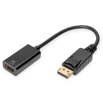 DP - HDMI CABLE 0.2M BLACK DP - HDMI TYPE A M/F HDMI 2.0