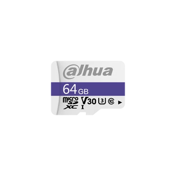 Dahua MicroSD kártya -  64GB microSDXC (UHS-I; exFAT; 95 / 38 Mbps)