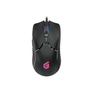 Conceptronic Egér - DJEBBEL05B (Optikai, 7200DPI, 6 programozható gomb, 150 cm harisnyázott kábel, fekete / RGB)