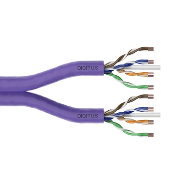 CAT 6 U-UTP DUPLEX CABLE 500M AWG 23/1 DRUM DX PURPLE