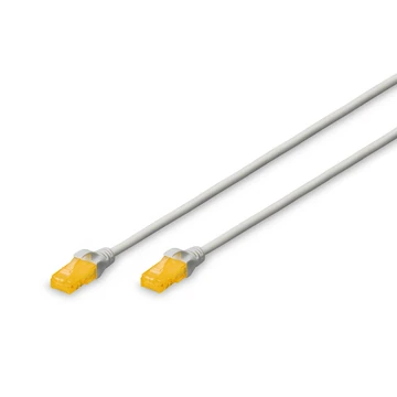 CAT 6 U-UTP SLIM PATCH CORD 2M CU LSZH AWG 28/7 LENGTH GREY