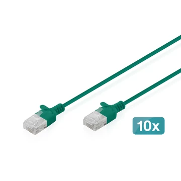 CAT6 U/UTP SLIM PA 10X15M GREE 10X 15M LSZH AWG 32/7 GREEN