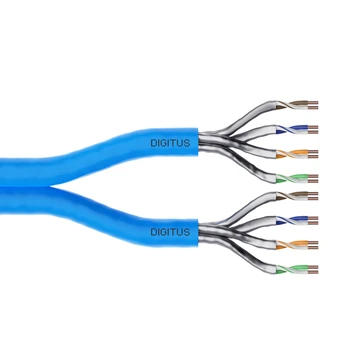 CAT 6A U-FTP DUPLEX CABLE 100 M AWG 23/1 100 M DRUM BLUE