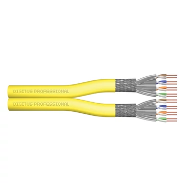 CAT 7 S-FTP DUPLEX CABLE 1000M 1500MHZ DAC AWG22/1 YELLOW