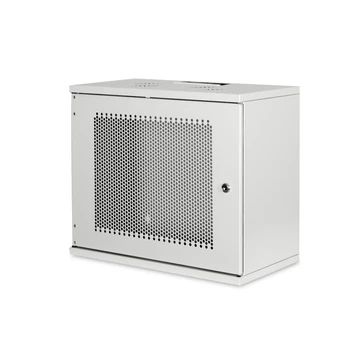 9HE WALL MOUNT RACK UNMOUNTED 460X540X400 PERFORATE DOOR BLACK