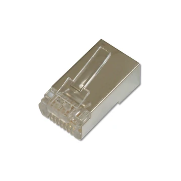 CAT 6 M PLUG ROUNDCABLE 100X MODULAR PLUG SHIELDED 8P8C