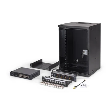 NETW-SET SOHO PRO 9HE 10SW 254MM WALLMOUNT + ACCESSORIES