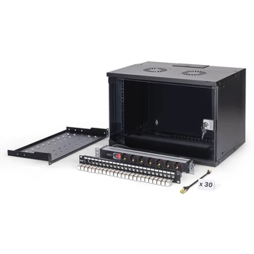 NETW-SET SOHO PRO 7HE 19SW 483MM WALLMOUNT + ACCESSORIES