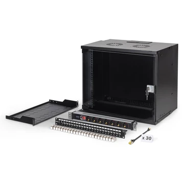 NETW-SET SOHO PRO 9HE 19SW 483MM WALLMOUNT + ACCESSORIES