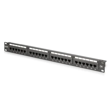 CAT 6 CLASS E PATCH PANEL UNSH 24-PORT RJ45 8P8C LSA RACK MOUNT