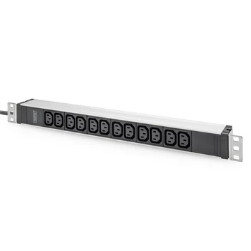 1U ALUMINUM PDU RACKMOUNTABLE 12X C13 16A SAFETY PLUG