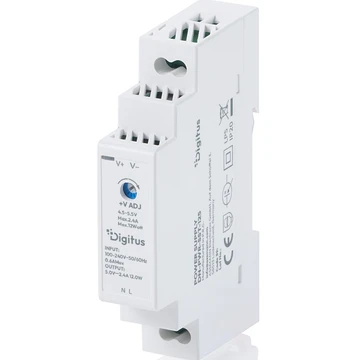 5V/2.4A/12W STEP POWER SUPPLY ENCLOSED TYPE IDEAL FOR SENSORS