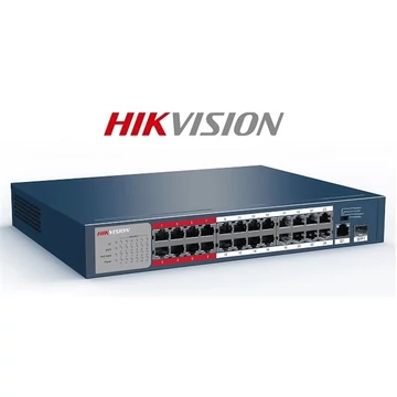 Hikvision Switch PoE - DS-3E0326P-E / M (24 port 100Mbps, 225W, 1 port 1000Mbps combo, L2)