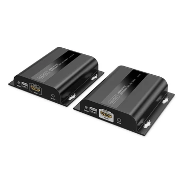 HDMI IP POE EXTENDERSET 4K/60HZ 120/200M POE ONE-TO-MANY CAT BLK
