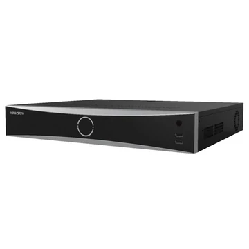 Hikvision NVR rögzítő - DS-7716NXI-K4 / 16P (16 csatorna, 160Mbps rögzítés, H265, HDMI + VGA, 3x USB, 4x Sata, I / O, 16x PoE)