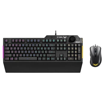 ASUS TUF Gaming K1 billentyűzet fekete + TUF Gaming M3 gamer egér (90MP02A0-BCHA00)