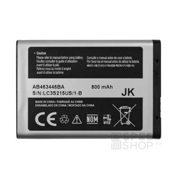 Samsung AB463446BU 800mAh Li-ion mobiltelefon akkumulátor (csomagolás nélkül)
