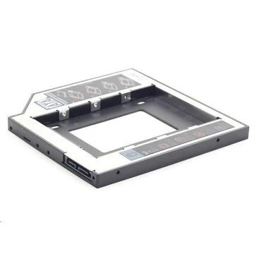 Gembird 2,5" --> 5,25" HDD beépítő keret laptophoz 9,5mm (MF-95-01)