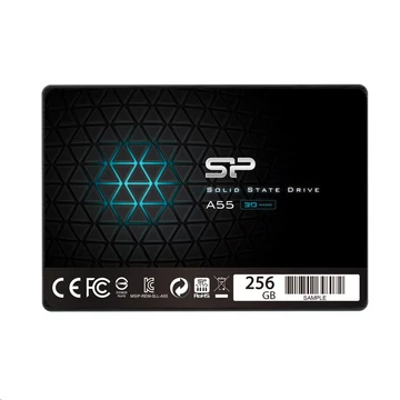 256GB Silicon Power SSD-SATAIII 2,5" Ace A55 meghajtó (SP256GBSS3A55S25)