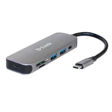 D-LINK USB-C HUB 2xUSB + 2xUSB-C + 1xSD + 1xMicroSD, DUB-2325 / E