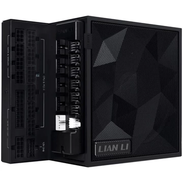 Tápegység Lian Li EDGE EG1000 80 PLUS Gold, + USB HUB, PCIe 5.1, ATX 3.1 - 1000 Watt, fekete