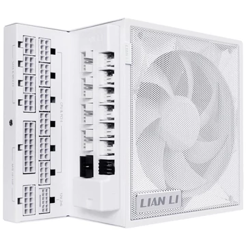 Tápegység  Lian Li EDGE EG1200 80 PLUS Gold, + USB HUB, PCIe 5.1, ATX 3.1 - 1200 Watt, fehér