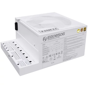 Tápegység Lian Li EDGE EG850 80 PLUS Gold, PCIe 5.1, ATX 3.1 - 850 watt, fehér