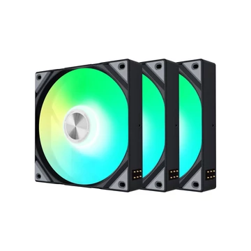 TRYX ROTA SL ARGB ventilátor, fordított légáram, 3darabos - 120 mm, fekete