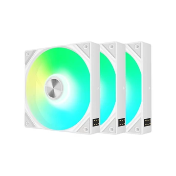 TRYX ROTA SL ARGB ventilátor, fordított légáram, 3darabos - 120 mm, fehér