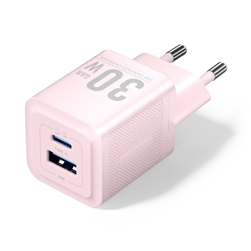 Vention USB-C+A (30W/30W, 2-portos, pink, GaN), töltő