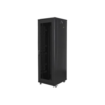 LANBERG rack cabinet 19inch free-standing 42U/600x800 flat pack with mesh door black