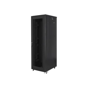 LANBERG rack cabinet 19inch free-standing 42U/800x800 self-assembly flat pack with mesh door black