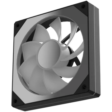 Formula Cooler 12cm - Floe SE 12BK ARPW (25.4dB, max. 38.78 CFM, 4pin csatlakozó, ház hűtésre, ARGB) Fekete