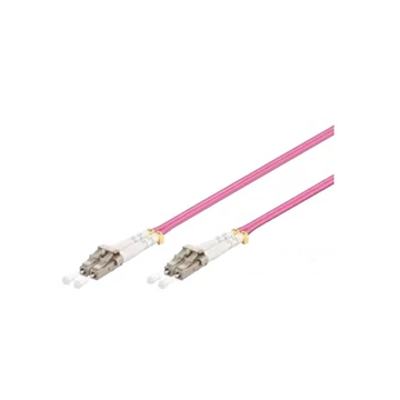 GIGALIGHT Duplex patch kábel 4 x LC / UPC csatlakozóval, 3mm duplex core 50 / 125 OM4 LSZH, 2 m