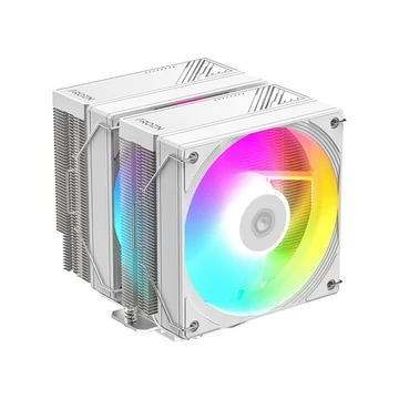 ID-Cooling CPU Cooler - FROZN A620 PRO SE ARGB WH (27,2dB; max 98,54 m3 / h; 4Pin csatlakozó, 6 db heatpipe, 2x12cm, PWM)