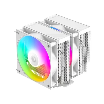 ID-Cooling CPU Cooler - FROZN A620 PRO XE ARGB SNOW (27,2dB; max 98,54 m3 / h; 4Pin csatlakozó, 6 db heatpipe, 2x12cm)