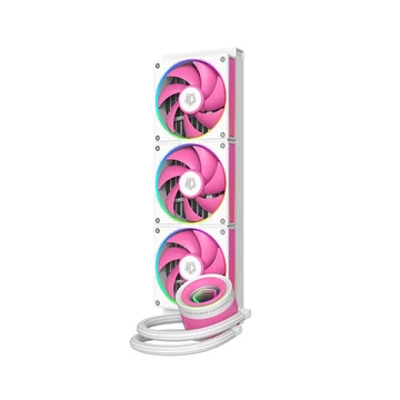 ID-Cooling CPU Water Cooler - FX360 INF PINK (29.9dB; max.132,52 m3 / h; 3x12cm, A-RGB, rózsaszín)