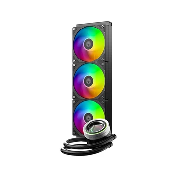 ID-Cooling CPU Water Cooler - FX360 INF (27.2ddB; max. 98,54 m3 / h; 3x12cm, A-RGB, fekete)