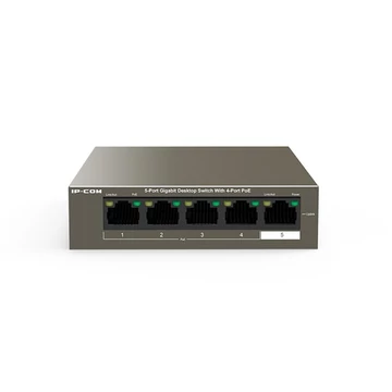 IP-COM Switch PoE - G1105P-4-63W (5x1Gbps; 4 af / at PoE+ port; 58W)