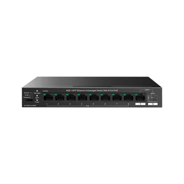 IP-COM Switch PoE - G1110PF-8-120W (9x1Gbps; 1x SFP; 8x af / at PoE port; 110W, 20Gbps)