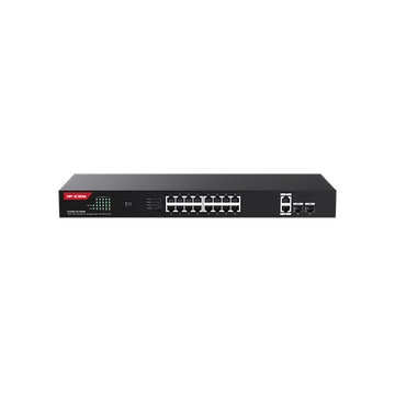 IP-COM Switch PoE - G1120P-16-250W (18x1Gbps; 2x SFP; 16 af / at PoE+ port; 230W, Rackbe szerelhető)
