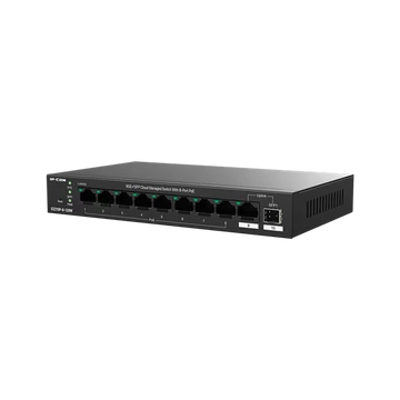IP-COM Switch Menedzselhető PoE - G2210P-8-102W (9x1Gbps; 8 af / at PoE+ port; 110W; 1x 1Gbps SFP)