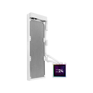 Processzorhűtő Lian Li HYDROSHIFT II LCD-S 360N AiO - Fehér (Ventilátor nélkül)