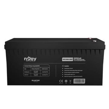 NJOY akkumulátor - GE20012KF (12V / 200Ah, T11, zárt, gondozás mentes, GEL)