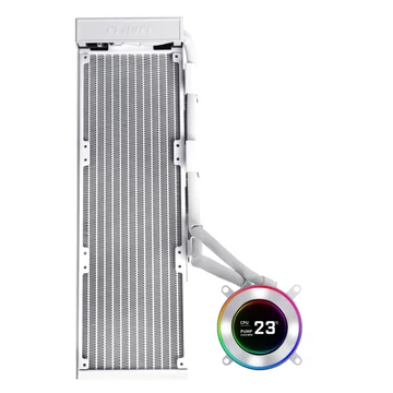 Processzorhűtő Lian Li HYDROSHIFT II LCD-C 360N Ventilátor nélküli ARGB AiO  - Fehér