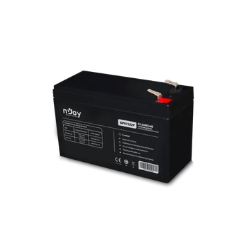 NJOY Szünetmentes akkumulátor - GP07122F (12V / 7Ah, T2 / F2, zárt, gondozás mentes, AGM)
