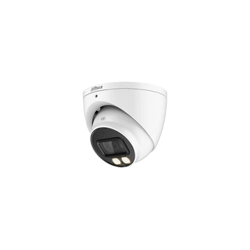 Dahua Analóg turretkamera - HAC-HDW1500T-IL-A (SmartColor, 5MP, 2,8mm, kültéri, IR40m + LED40m, IP67, mikrofon, 12VDC)