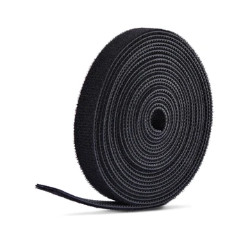 228M KLETTBANDROLLE SCHWARZ LOOP CABLE TIE - 0.5IN WIDE