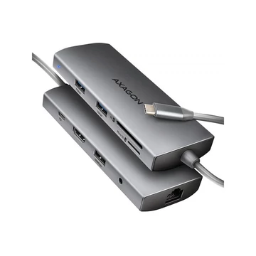 AXAGON HMC-8HLSA USB-C 5Gbps 9in1 hub